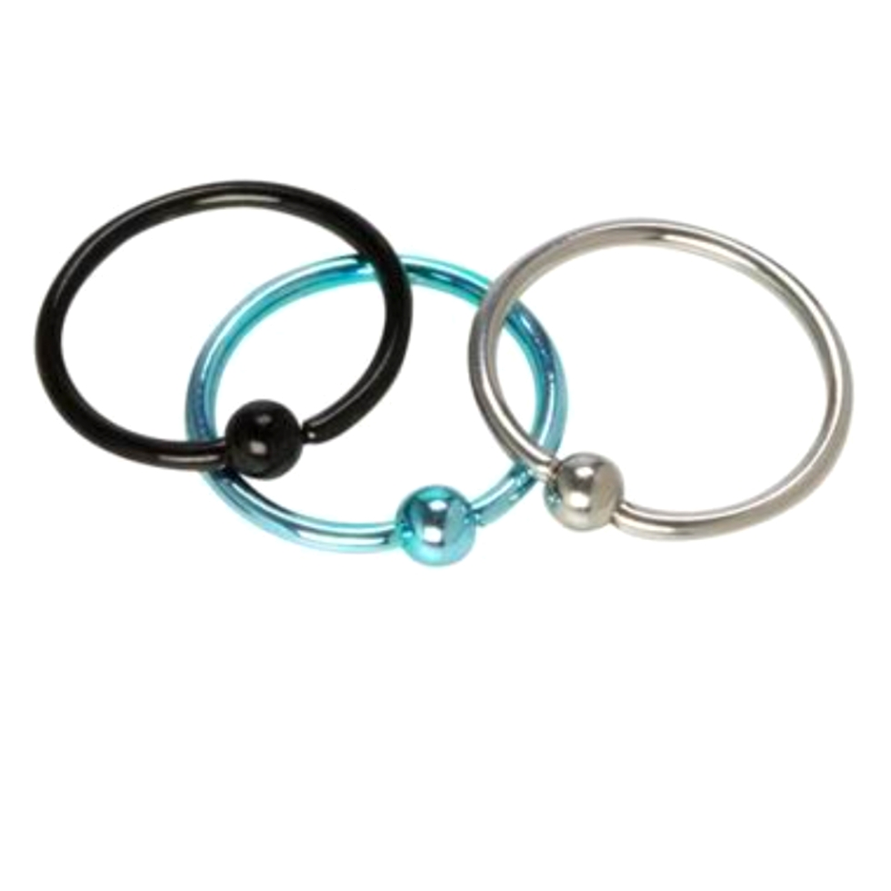 3 Nose Ring Hoops